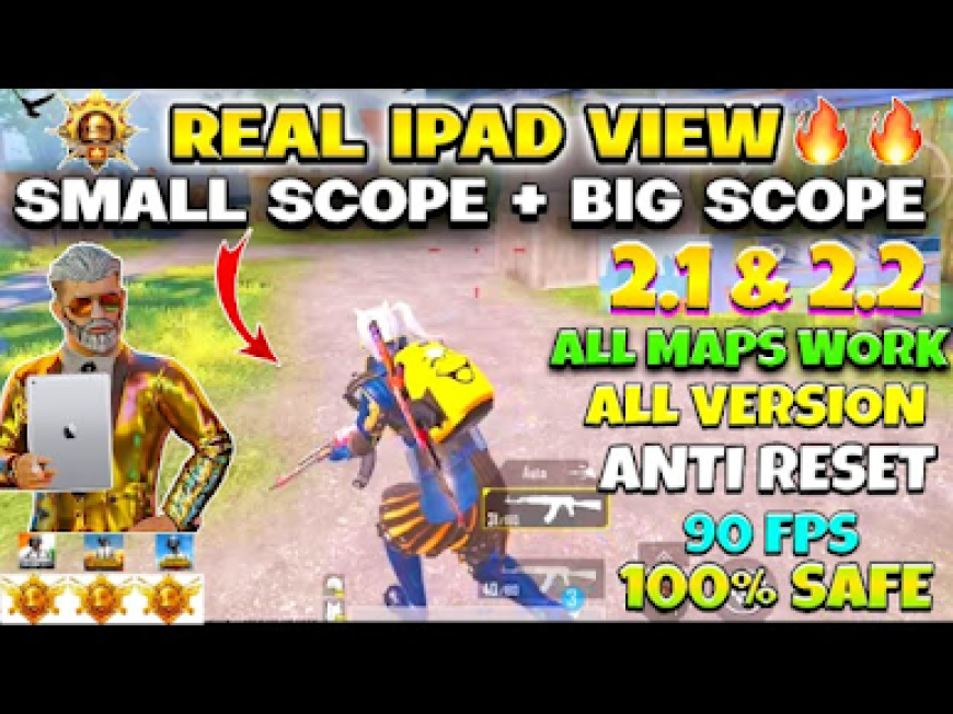 BGMI iPad View and Glacier Effect Config File (90 FPS) – Latest Version