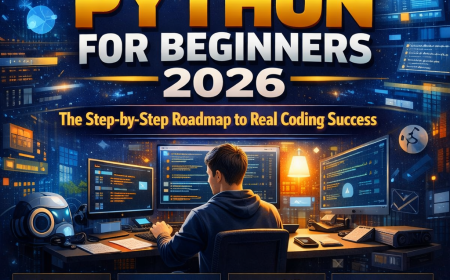 Python for Beginners 2026: Step-by-Step Roadmap & Projects